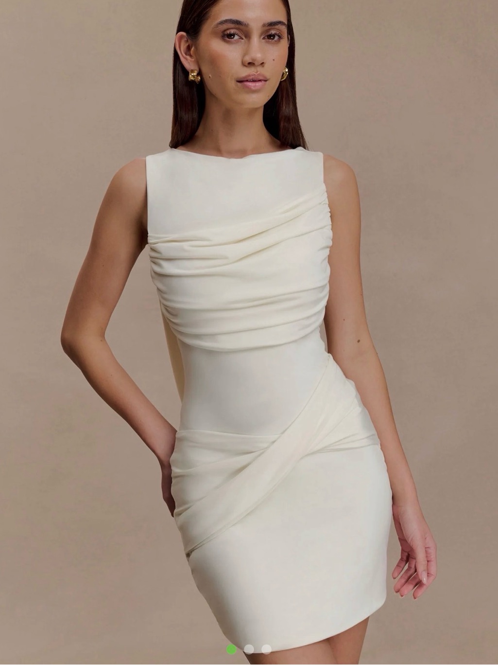 Ivory Meshki Mini Dress